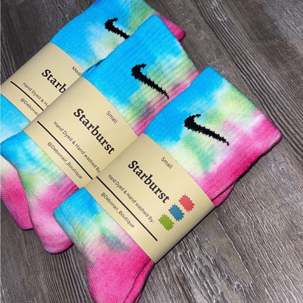 Authentic Hand Dyed Nike Socks